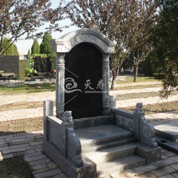 基本墓型-双穴立碑